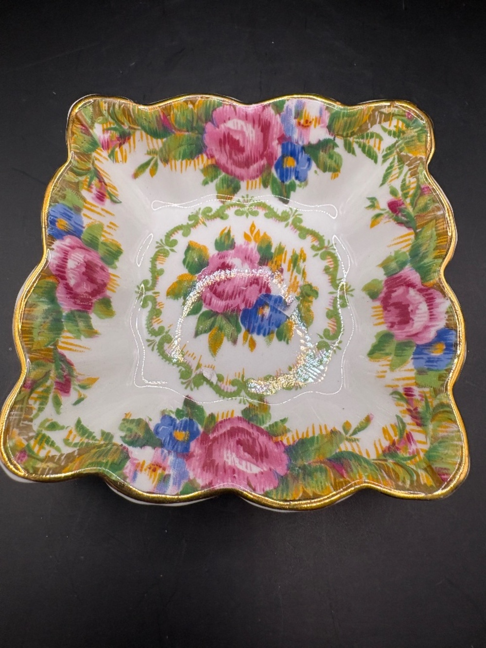 Paragon Tapestry Rose Fine Bone China England Trinket Dish